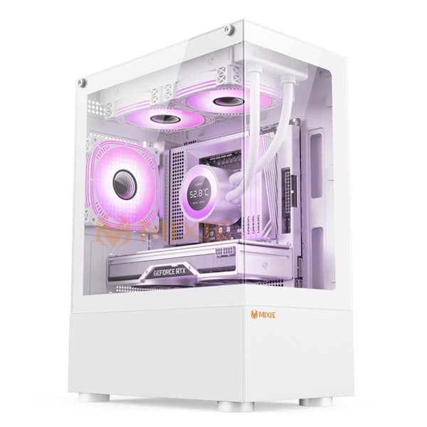 Case Bể Cá Mixie Nemo (mATX) - Gắn Được tản Nước - Trắng